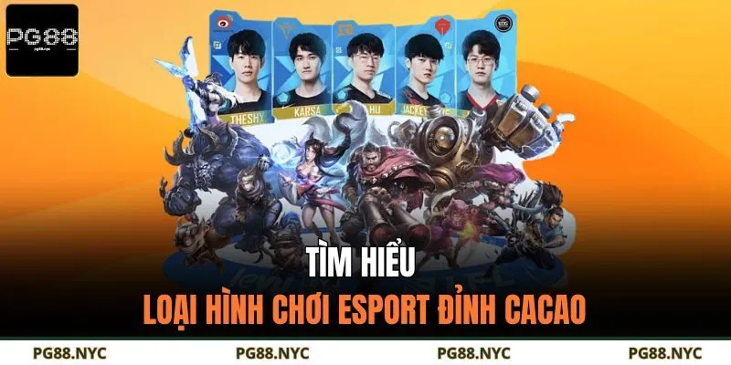 Tìm hiểu loại hình chơi esport đỉnh cacao