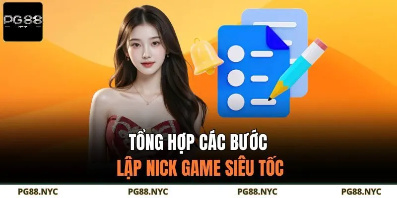 Tổng hợp các bước lập nick game siêu tốc